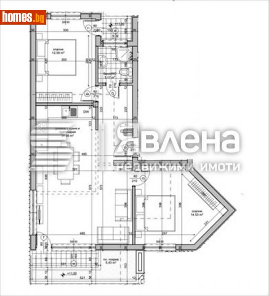 Тристаен, 97m² - Кв. Виница, Варна - Апартамент за продажба - ЯВЛЕНА - 115449180