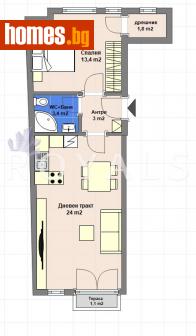 Двустаен, 80m² - Апартамент за продажба - 115457089