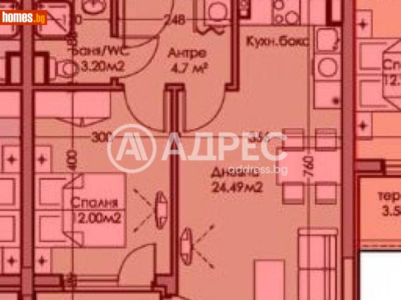 Двустаен, 65m² - Бургас, Бургас - Апартамент за продажба - АДРЕС НЕДВИЖИМИ ИМОТИ - 115463468