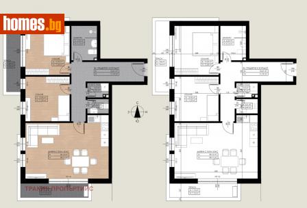 Тристаен, 105m² - Апартамент за продажба - 115472437