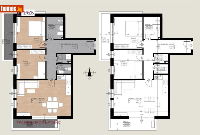 Тристаен, 105m² - Кв. Горубляне, София - Апартамент за продажба - Тракия Пропъртийс - 115472437