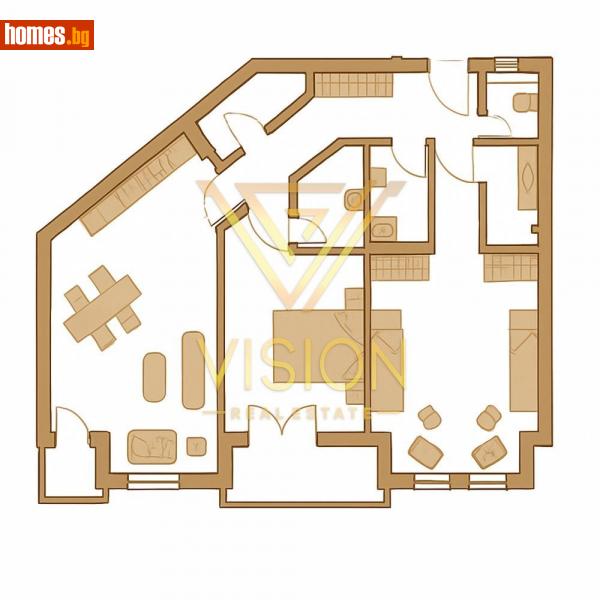 Тристаен, 122m² - Кв. Манастирски Ливади, София - Апартамент за продажба - Vision Real Estate - 115492029