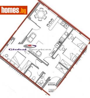 Тристаен, 111m² - Апартамент за продажба - 115492100