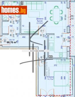 Двустаен, 76m² - Апартамент за продажба - 115492450