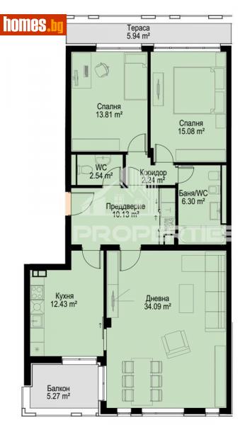 Четиристаен, 151m² - Кв. Бояна, София - Апартамент за продажба - BasProperties - 115492559