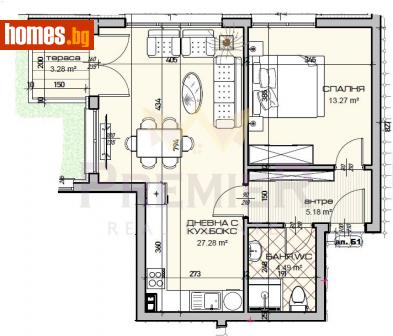 Двустаен, 80m² - Апартамент за продажба - 115531657