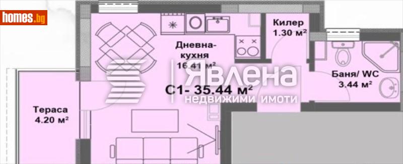 Едностаен, 35m² - К.к.Слънчев Бряг, Бургас - Апартамент за продажба - ЯВЛЕНА - 115545350
