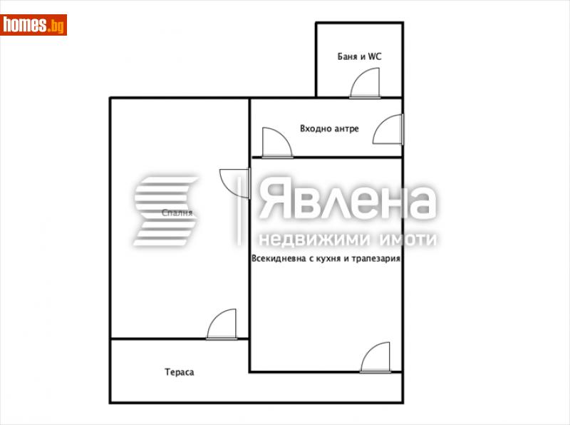 Двустаен, 75m² - Жк. Банишора, София - Апартамент за продажба - ЯВЛЕНА - 115545491