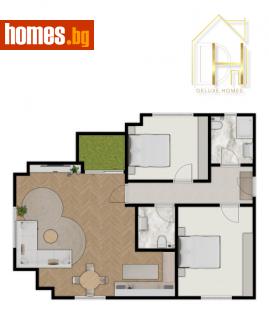 Тристаен, 99m² - Апартамент за продажба - 115546608