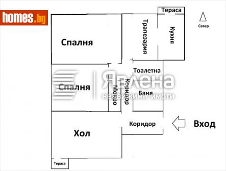 Тристаен, 89m² - Апартамент за продажба - 115586516