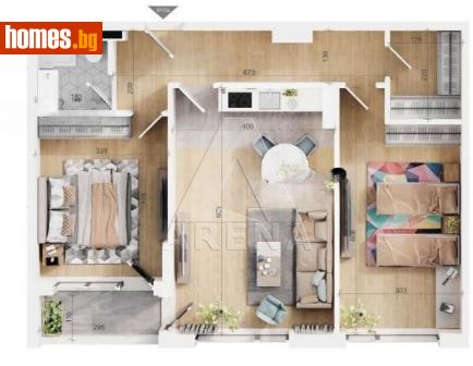 Тристаен, 100m² - Апартамент за продажба - 115589805