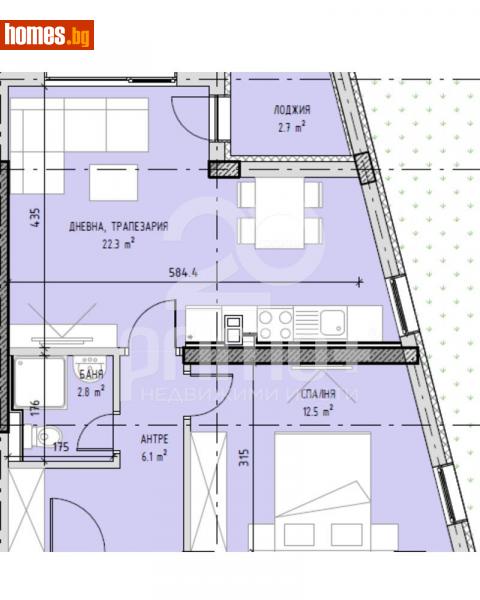 Двустаен, 68m² - София, София - град - Апартамент за продажба - Примо Плюс - 115611018