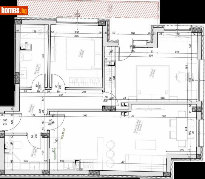 Тристаен, 129m² - Жк. Възраждане, Бургас - Апартамент за продажба - Имоти Бургас ЕООД - 115614892