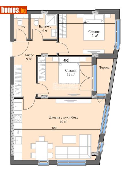 Тристаен, 105m² - Кв. Кършияка, Пловдив - Апартамент за продажба - КОНДОР НЕДВИЖИМИ ИМОТИ - 115623541
