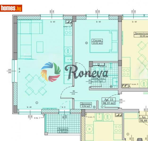 Двустаен, 69m² - Жк. Възраждане, Варна - Апартамент за продажба - РОНЕВА ООД - 115634985
