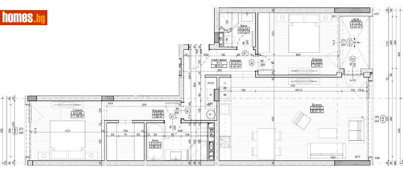 Тристаен, 118m² - Кв. Кръстова Вада, София - Апартамент за продажба - Титан Пропъртис - 115638770