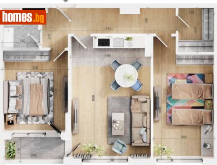 Тристаен, 100m² - Апартамент за продажба - 115641120