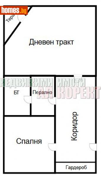 Двустаен, 6162m² -  ЛК Тракия, Варна - Апартамент за продажба - АЛ КОРЕКТ - 115642223