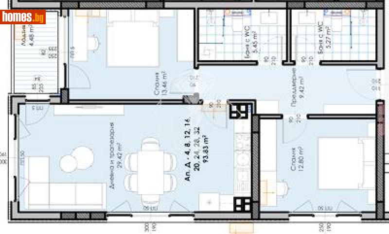 Тристаен, 112m² - Кв. Кършияка, Пловдив - Апартамент за продажба - 33 Realty - 115654320
