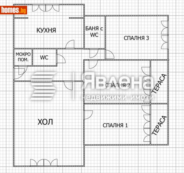 Четиристаен, 116m² - Кв. Редута, София - Апартамент за продажба - ЯВЛЕНА - 115655250