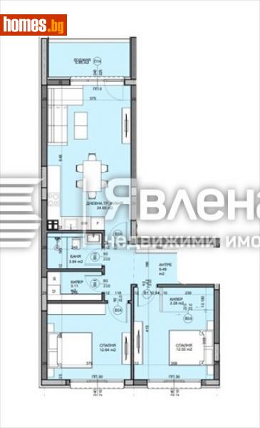 Тристаен, 106m² - Кв. Галата, Варна - Апартамент за продажба - ЯВЛЕНА - 115655263