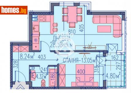 Двустаен, 87m² - Апартамент за продажба - 115662367