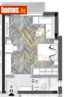 Едностаен, 52m² - Апартамент за продажба - 115666062