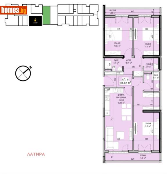Четиристаен, 147m² - Кв. Малинова Долина, София - Апартамент за продажба - LATIRA - 115666284