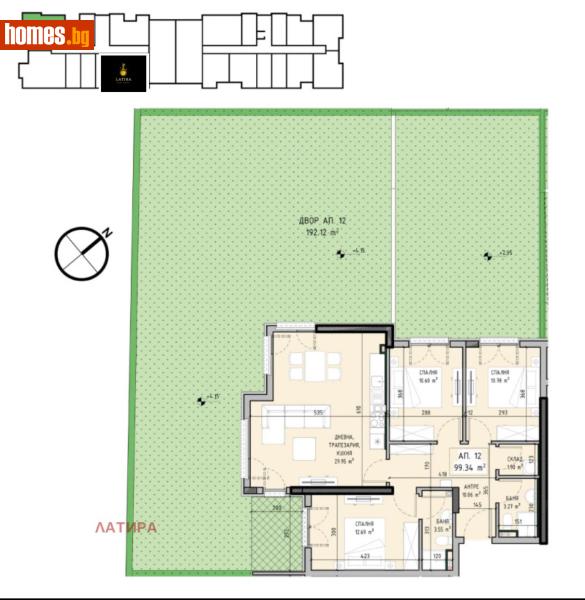 Четиристаен, 307m² - Кв. Малинова Долина, София - Апартамент за продажба - LATIRA - 115666909