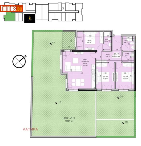 Четиристаен, 303m² - Кв. Малинова Долина, София - Апартамент за продажба - LATIRA - 115667655