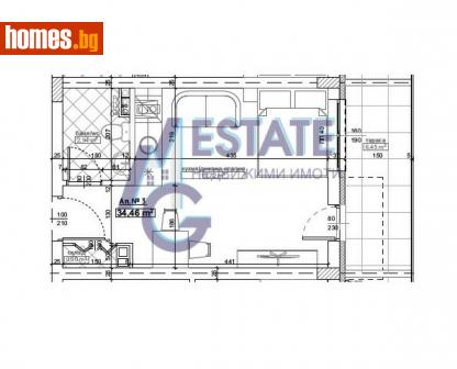 Едностаен, 41m² - Апартамент за продажба - 115669305