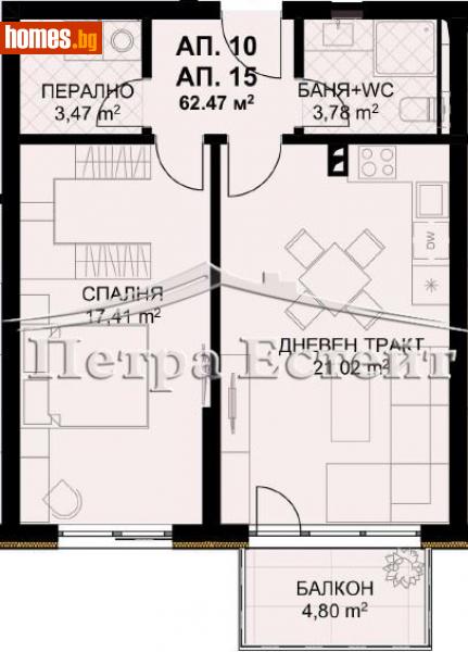 Двустаен, 78m² - Кв. Бриз, Варна - Апартамент за продажба - Петра Естейт - 115673864