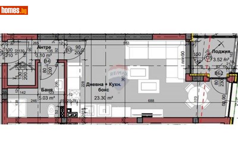 Едностаен, 46m² - Жк. Изгрев, Варна - Апартамент за продажба - RE/MAX Partners - 115693138