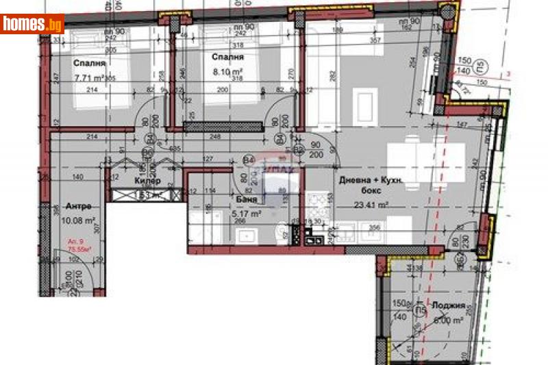 Тристаен, 85m² - Жк. Изгрев, Варна - Апартамент за продажба - RE/MAX Partners - 115693144