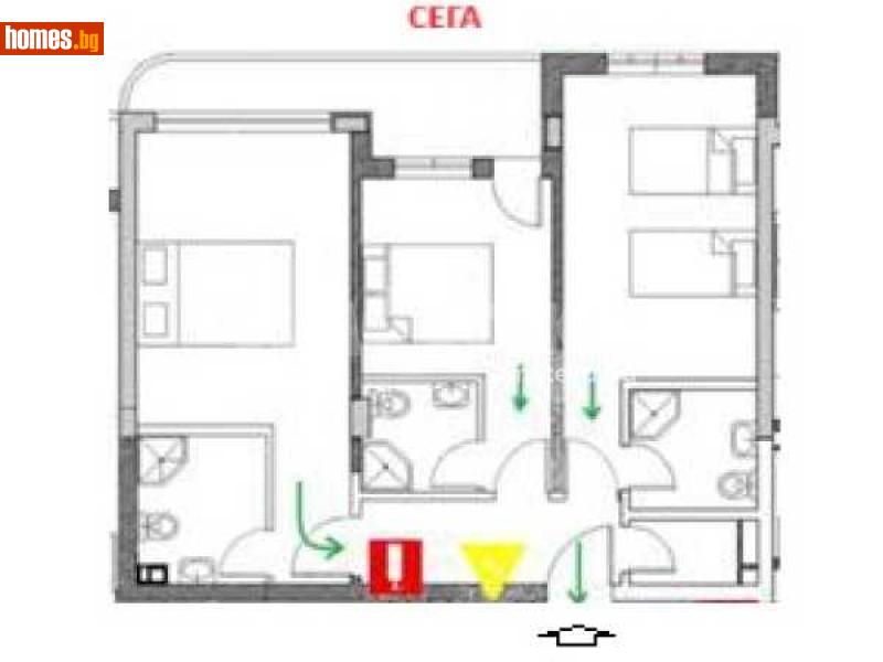 Тристаен, 96m² -  Студентски Град, София - Апартамент за продажба - ИМОТЕКА АД - 115695161