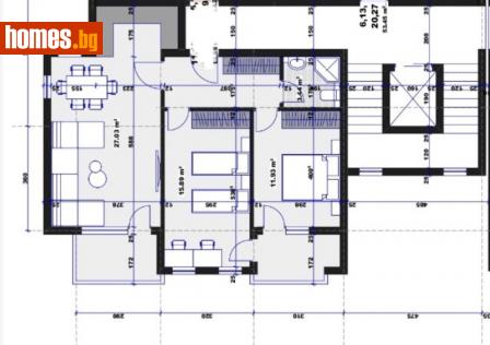 Тристаен, 106m² - Апартамент за продажба - 115715835