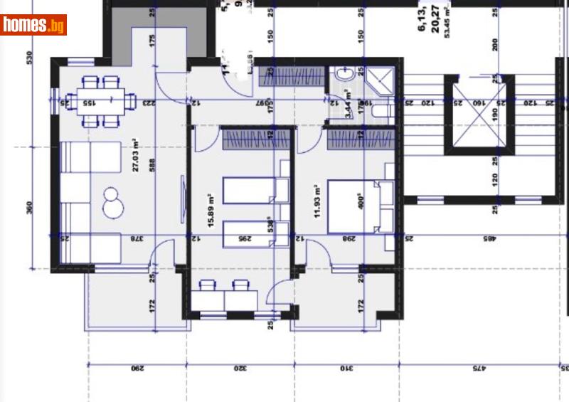 Тристаен, 106m² - Кв. Три Чучура - Север, Стара Загора - Апартамент за продажба - КОНСУЛТ ИМОТИ СС - 115715835