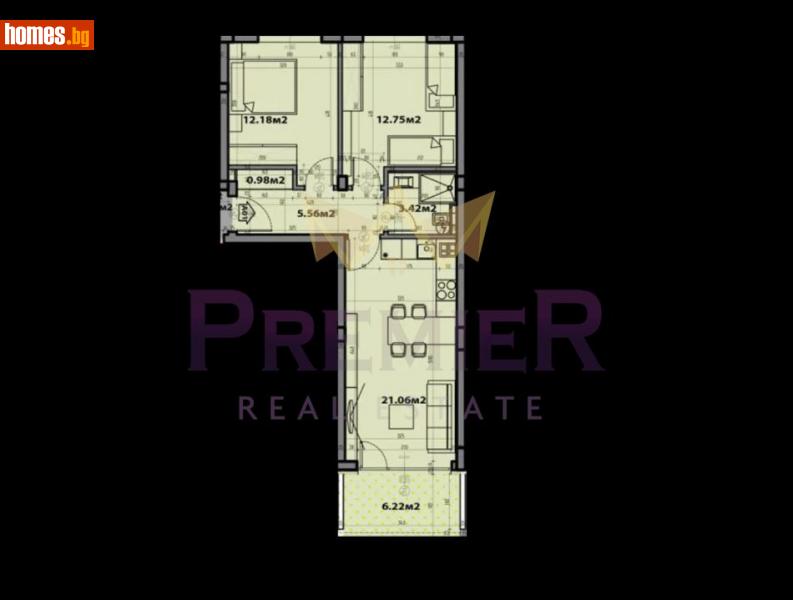 Тристаен, 83m² - Кв. Виница, Варна - Апартамент за продажба - ИМОТИ ПРЕМИЕР - 115717095