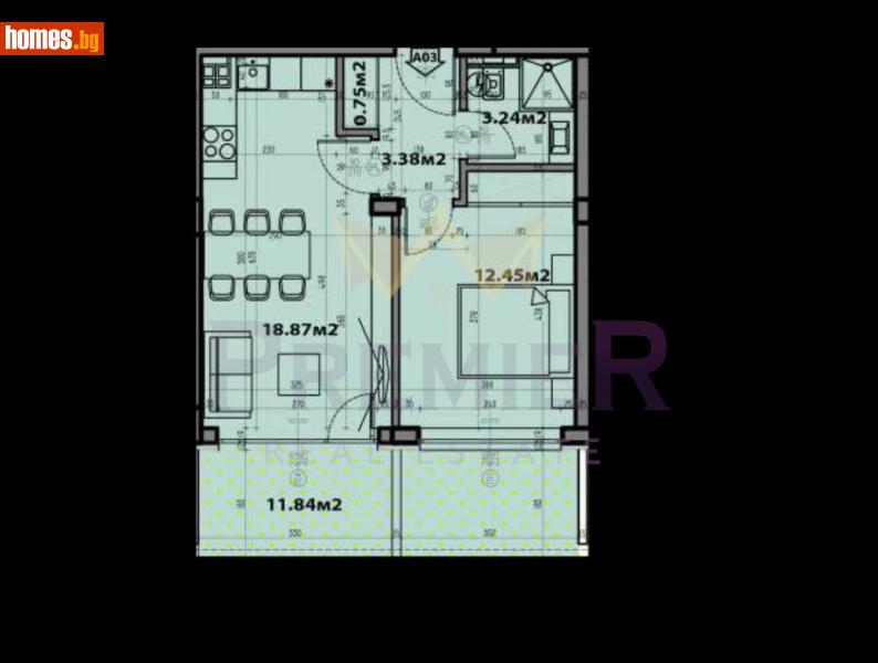Двустаен, 64m² - Кв. Виница, Варна - Апартамент за продажба - ИМОТИ ПРЕМИЕР - 115717101