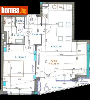 Двустаен, 75m² - Апартамент за продажба - 115719202