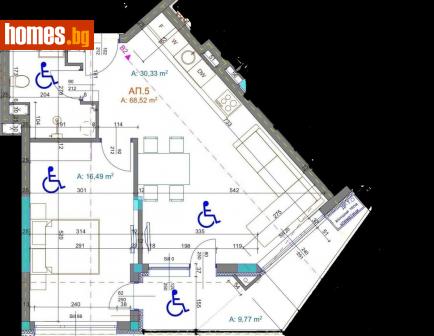 Двустаен, 81m² - Апартамент за продажба - 115719212
