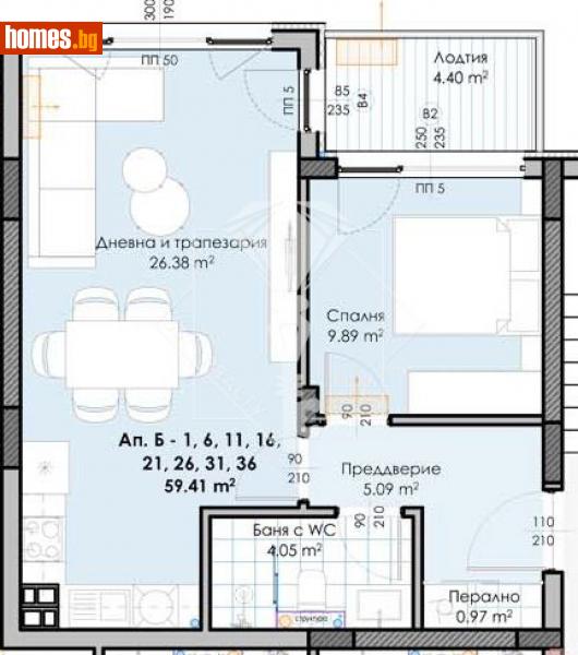Двустаен, 69m² - Кв. Кършияка, Пловдив - Апартамент за продажба - 33 Realty - 115725089