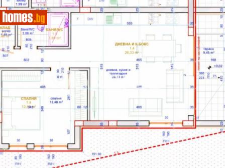 Тристаен, 94m² - Апартамент за продажба - 115725258