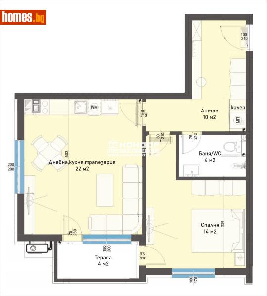 Двустаен, 74m² - Кв. Кършияка, Пловдив - Апартамент за продажба - КОНДОР НЕДВИЖИМИ ИМОТИ - 115726362