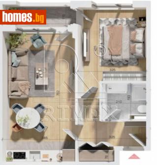 Двустаен, 60m² - Апартамент за продажба - 115736252