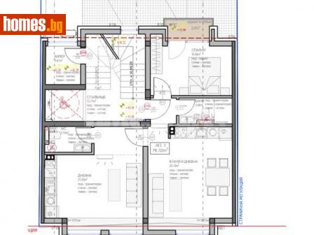 Тристаен, 110m² - Апартамент за продажба - 115749971