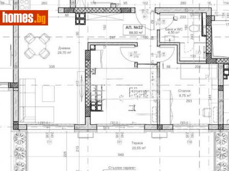 Тристаен, 88m² - Апартамент за продажба - 115749983