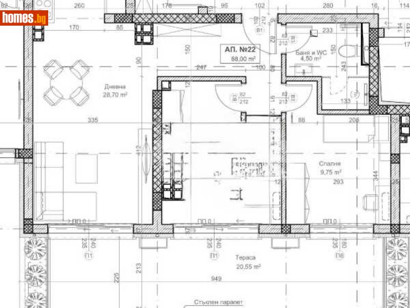 Тристаен, 88m² - Кв. Каменица 2, Пловдив - Апартамент за продажба - ИМОТЕКА АД - 115749983