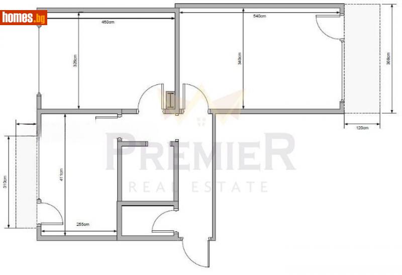 Тристаен, 74m² - Жк. Гео Милев, София - Апартамент за продажба - ИМОТИ ПРЕМИЕР - 115759364