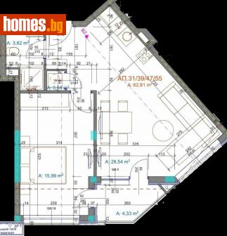 Двустаен, 74m² - Апартамент за продажба - 115760420